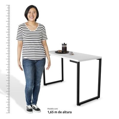 Conjunto Mesa De Cozinha 120cm 4 Banquetas Branco