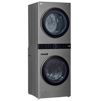 Lavadora E Secadora Lg Washtower 17kg Inox 220v Wk17vs6a 220V