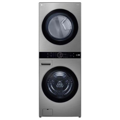 Lavadora E Secadora Lg Washtower 17kg Inox 220v Wk17vs6a 220V