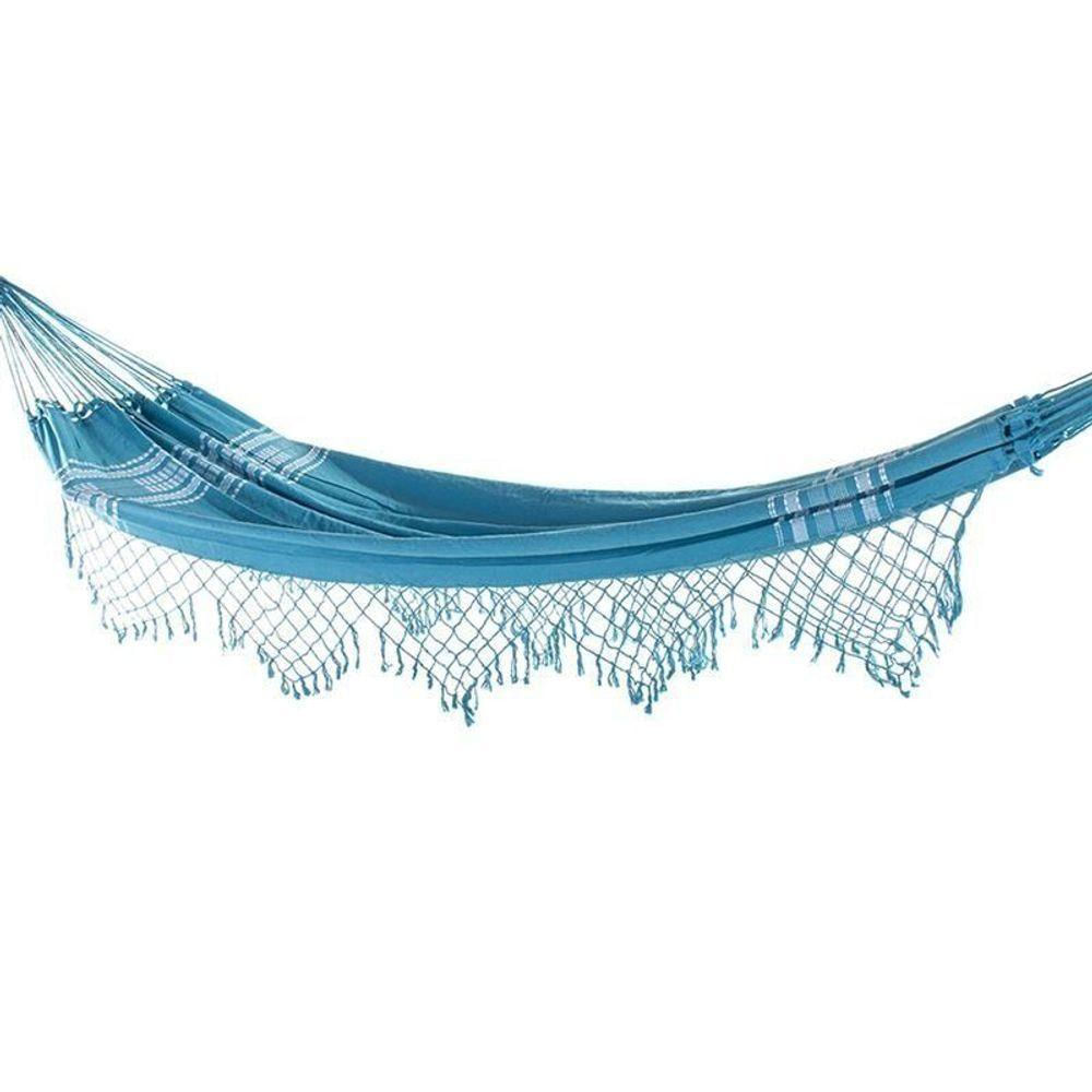Rede De Dormir Pernambucana Azul Celeste