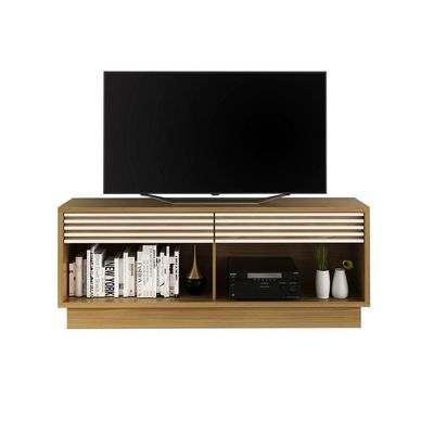 Rack Tv 42" Com 2 Gavetas Cr45009 Natural/Off White