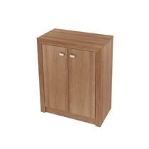 Balcão Escritório Com 2 Portas Multimóveis Cr25013 Amendoa