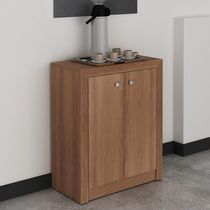 Balcão Escritório Com 2 Portas Multimóveis Cr25013 Amendoa
