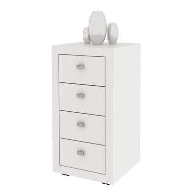 Gaveteiro Com 4 Gavetas Multimóveis Cr25035 Branco