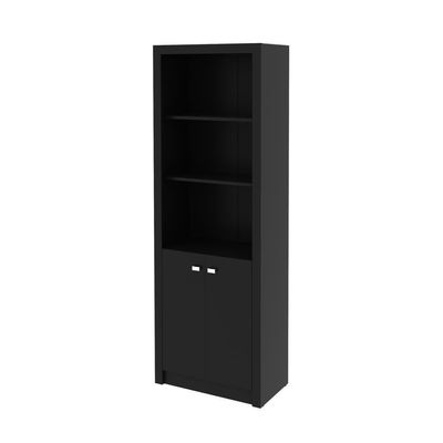 Armário Escritório Com 2 Portas Multimóveis Cr25020 Preto