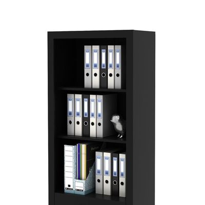 Armário Escritório Com 2 Portas Multimóveis Cr25020 Preto