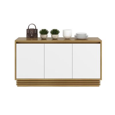 Aparador Buffet 3 Portas 1 Gav Cr50005 Natural/Off White
