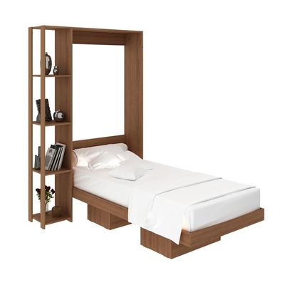 Cama Articulada Solteiro Colchão 88 X 188 Cm Cr35033 Amendoa