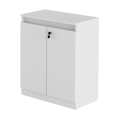 Balcão Escritório Com Chave Multimóveis Cr25046 Branco
