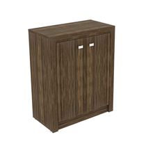 Balcão Escritório Com 2 Portas Multimóveis Cr25013 Nogal