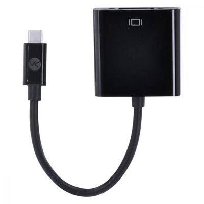 Adaptador Usb Tipo C X Vga Fêmea Full Hd 1080P 20Cm - Achdmi