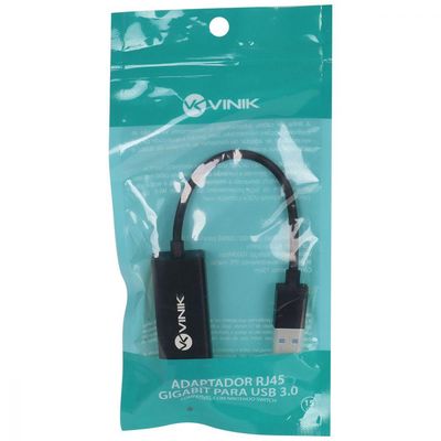 Adaptador De Rede Ethernet Rj45 Gigabit Para Usb 3.0 - Adrj4