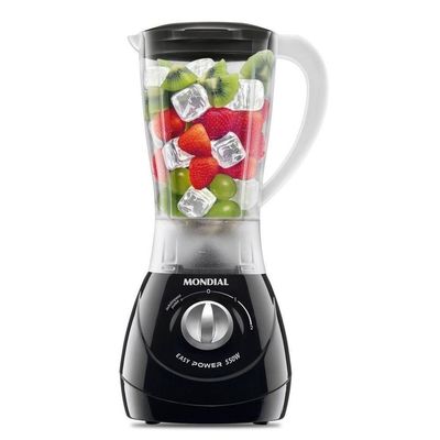 Liquidificador Mondial Easy Power 550w 2 Velocidades L-550 Preto 127v 110V