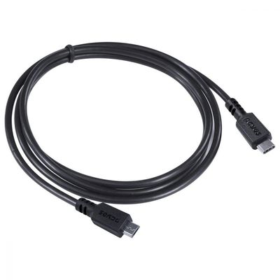 Cabo Para Celular Smartphones Usb Tipo C Para Micro Usb 2.0 1 Metro Preto - Pucmp-1