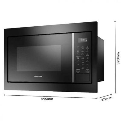 Micro-ondas De Embutir Brastemp 32l Bm146aeana Preto 127v 110V