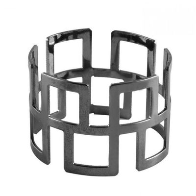 Anel De Guardanapo Luxo Suecia Black - Mimo Style