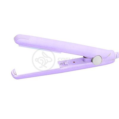 Mini Chapinha Prancha Para Viagem 17cm Bivolt Roxo Bivolt