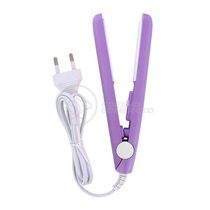 Mini Chapinha Prancha Portátil 17cm Bivolt 110v220v Roxo