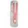 Mini Chapinha Prancha Portátil 17cm Bivolt 110v220v Rosa Bivolt