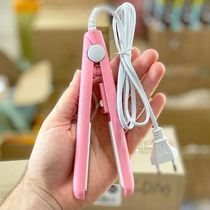 Mini Chapinha Prancha Portátil 17cm Bivolt 110v220v Rosa