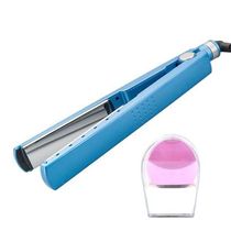 Kit 1 Prancha Nanotitanium + 1 Esponja Facial Rosa Bebê Nº34