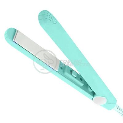 Mini Chapinha Prancha Portátil Bolsa Para Cabelo 17cm Bivolt