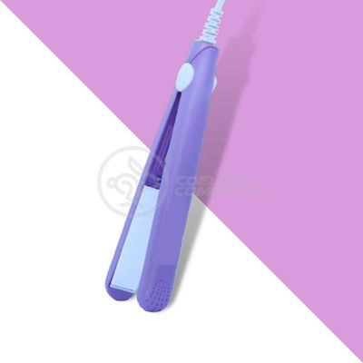 Mini Chapinha Prancha Para Viagem 17cm Bivolt Roxo Bivolt