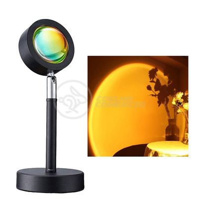 Mini Ring Light Sunset Projetor Lâmpada Tiktok Usb