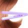 Mini Chapinha Prancha Portátil 17cm Bivolt 110v220v Roxo Bivolt