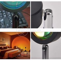Mini Ring Light Sunset Projetor Lâmpada Tiktok Usb