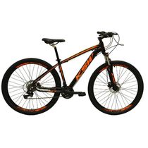 Bicicleta Aro 29 24v K7 Freio Hidráulico Preto/laranja Tam15