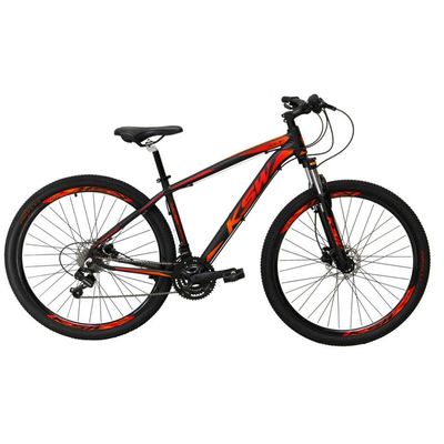 Bicicleta Aro29 24v K7 Freio Hidráulico Preto/vermelho Tam15