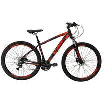 Bicicleta Aro29 24v K7 Freio Hidráulico Preto/vermelho Tam21