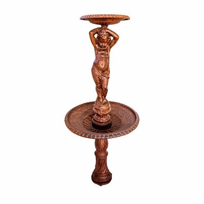 Chafariz Boneco 2 Bacias Base 160cm Ferro Fundido