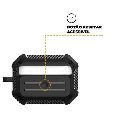 Capa case capinha para Airpods Pro - Fiber - Gshield
