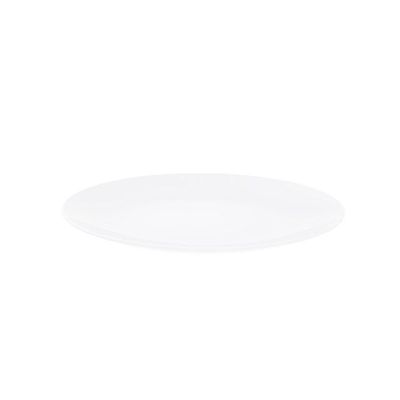 Prato Raso Tramontina Jacqueline Em Porcelana Branca 25 Cm