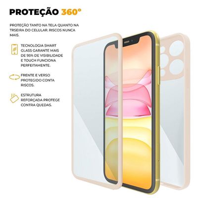 Capa 360 para iPhone 11 - Rosa - Gshield
