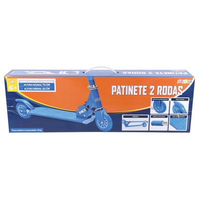 Patinete Infantil 2 Rodas Play&Fun Azul