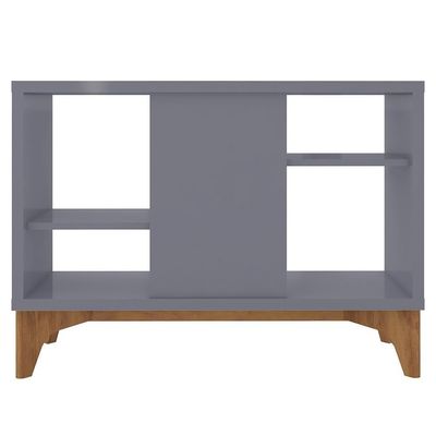 Estante Para Livro Decorativa Cinza Loft - Líder Design