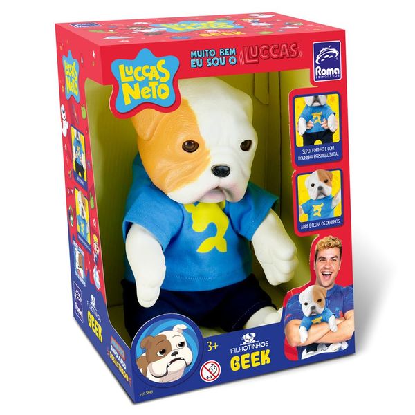Cachorro do Luccas Neto Youtuber Filhotinhos Geek Roma 5849