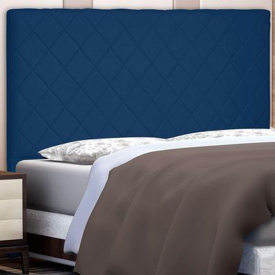 Cabeceira King 1,95m Esmeralda Suede Azul Marinho