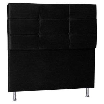 Cabeceira King 1,95m Tóquio Suede Preto
