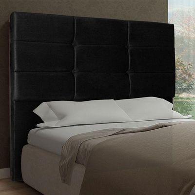Cabeceira King 1,95m Tóquio Suede Preto