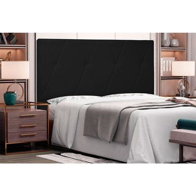 Cabeceira King 1,95m Aquilla Corano Preto