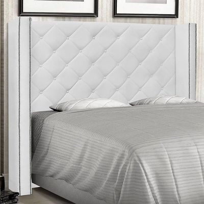 Cabeceira King 1,95m Vicenza Corano Branco