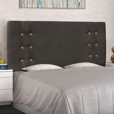 Cabeceira King 1,95m Genova Suede Cinza