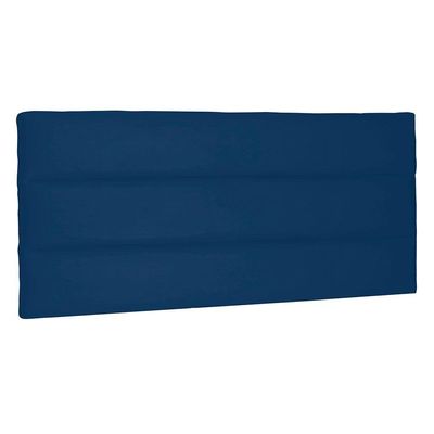 Cabeceira Painel King 1,95m La Italiana Suede Azul Marinho