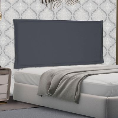 Cabeceira Painel King 1,95m Veneza Suede Cinza