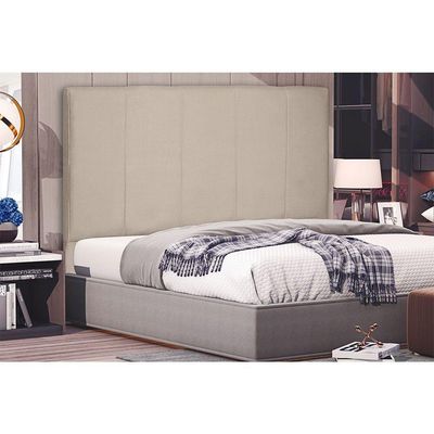 Cabeceira King 1,95m Ravenna Suede Bege