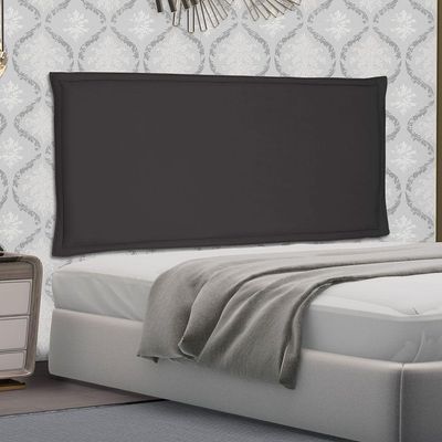 Cabeceira Painel King 1,95m Veneza Suede Preto